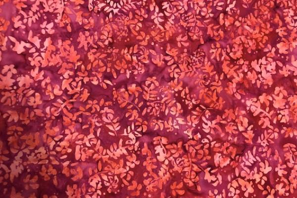 PINK - Spring Garden - Batikstoff aus Indonesien